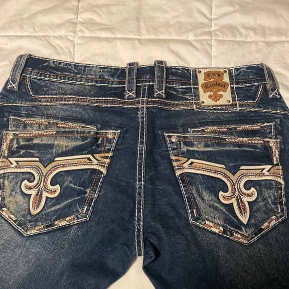 Rock Revival Ece Straight Jeans Waist 38 New condition - Picture 3 of 6